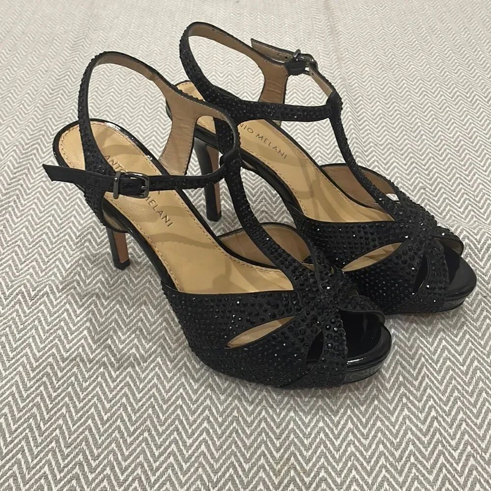 Antonio Melani Sequined Stilletos Size 8